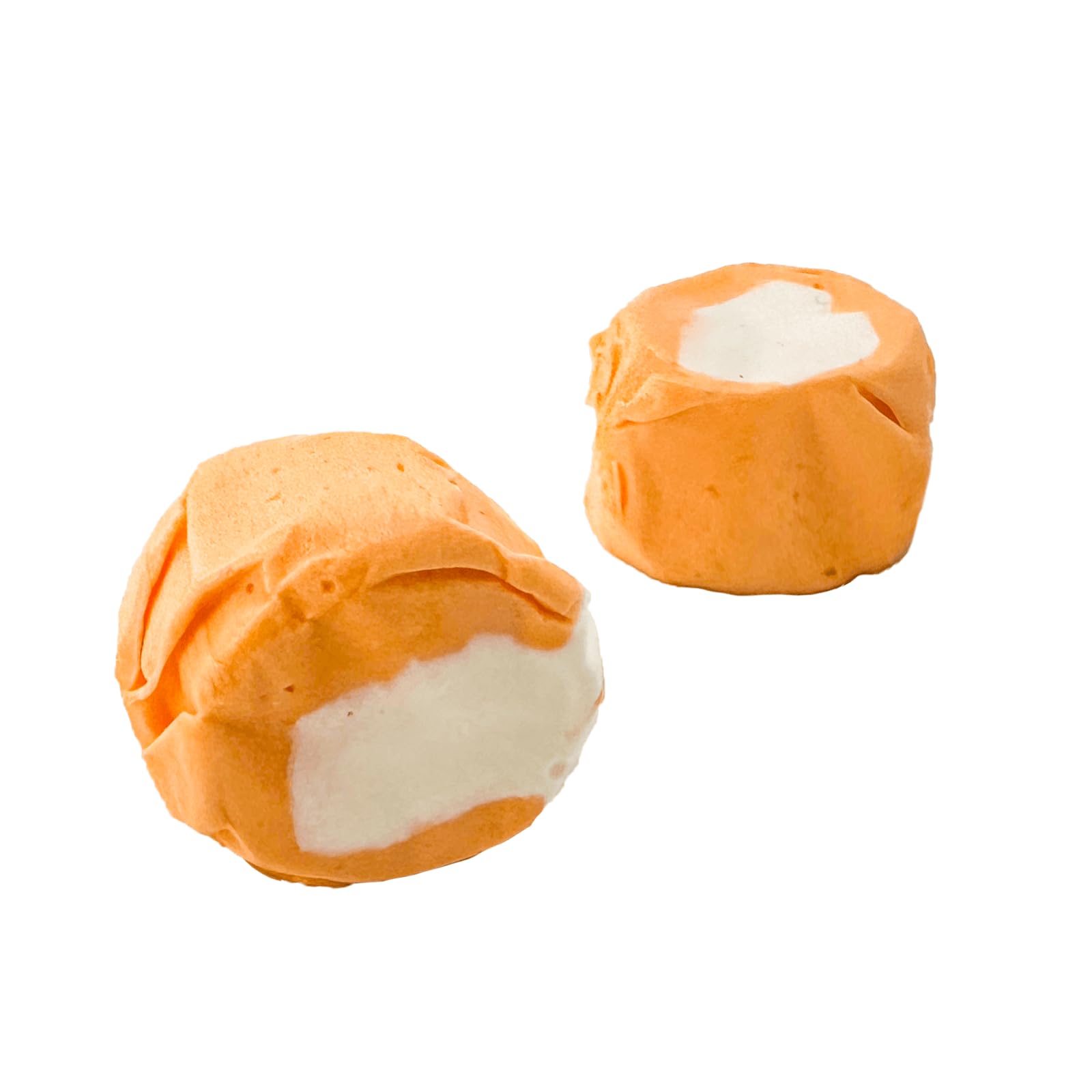 Tangerine Salt Water Taffy by Snack Attack, Individually Wrapped Bulk 4lb Bag - Chewy Saltwater Taffy Candy, Classic Tangerine F