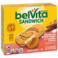 belVita Breakfast Bar Biscuit Sandwiches, Cinnamon Brown Sugar with Vanilla Creme, 30 Total Packs, 6 Boxes (2 Biscuits Per Pack)