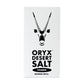 Oryx Desert Coarse Salt Refill Box - Coarse Kosher Mineral Salt Crystals - Pack of 6 - Naturally Organic Gourmet Seasoning