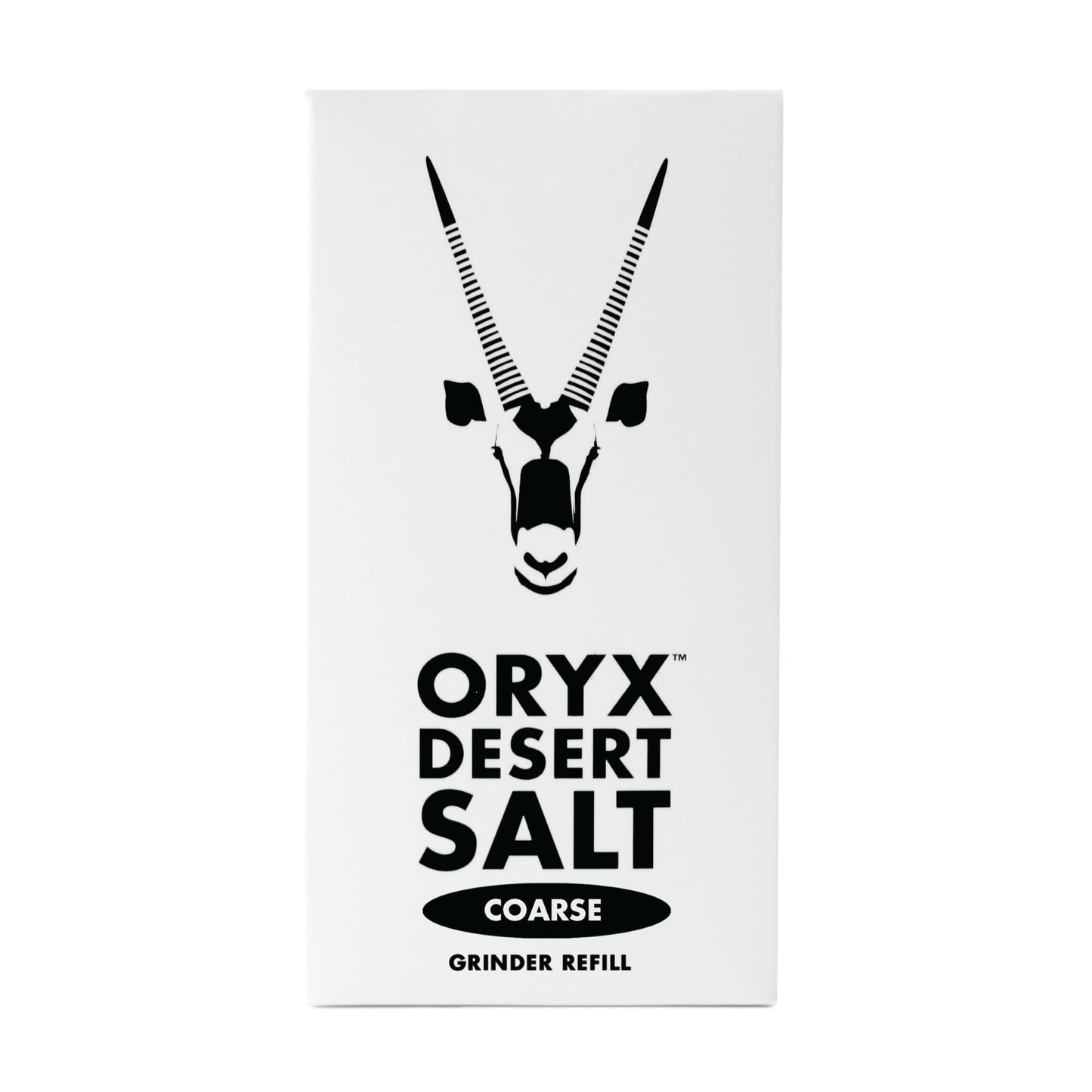 Oryx Desert Coarse Salt Refill Box - Coarse Kosher Mineral Salt Crystals - Pack of 6 - Naturally Organic Gourmet Seasoning