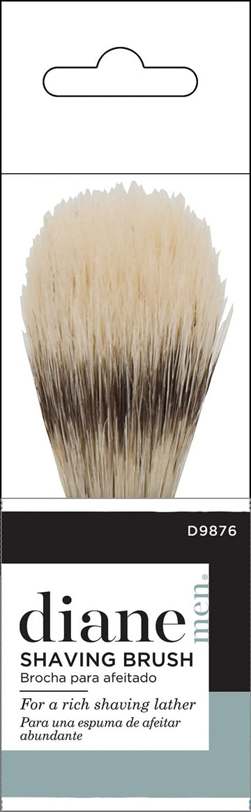 Diane Wood Handle Shaving Brush, 1 Count - Premium Quality Men's Grooming Tool for a Smooth Shave