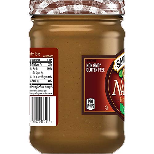 Smucker'S Natural Chunky Peanut Butter, 16 Ounces