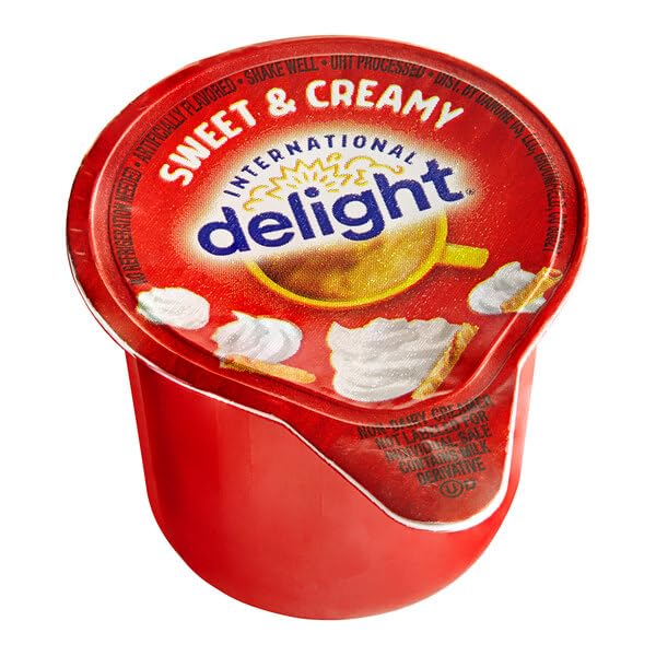 International Delight Coffee Creamer Singles, Sweet & Creamy, Shelf Stable Flavored Creamer, Pre-Portioned Creamers (288)