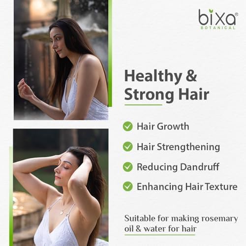 Bixa Botanical Rosemary Leaves| Top Grade Leaves From Egypt |For Seasoning, Tea & Hair|Cooking Pasta Soups Salad Chicken Herbs T