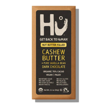 Hu Kitchen Cashew Vanilla Chocolate Bar, 2.1 Oz