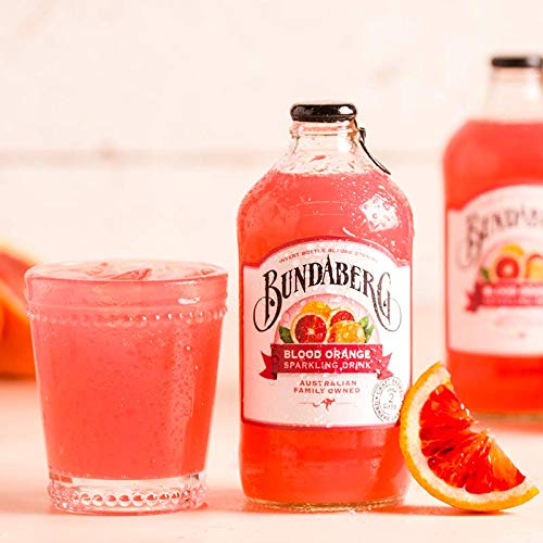 Bundaberg Sparkling Fruit Drink, Blood Orange, 12.7 Fl Oz, Pack of 4