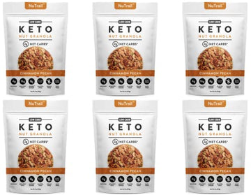 Nutraila - Keto Nut Granola Healthy Breakfast Cereal - Low Carb Snacks & Food - 2G Net Carbs - Almonds, Pecans, Coconut And More