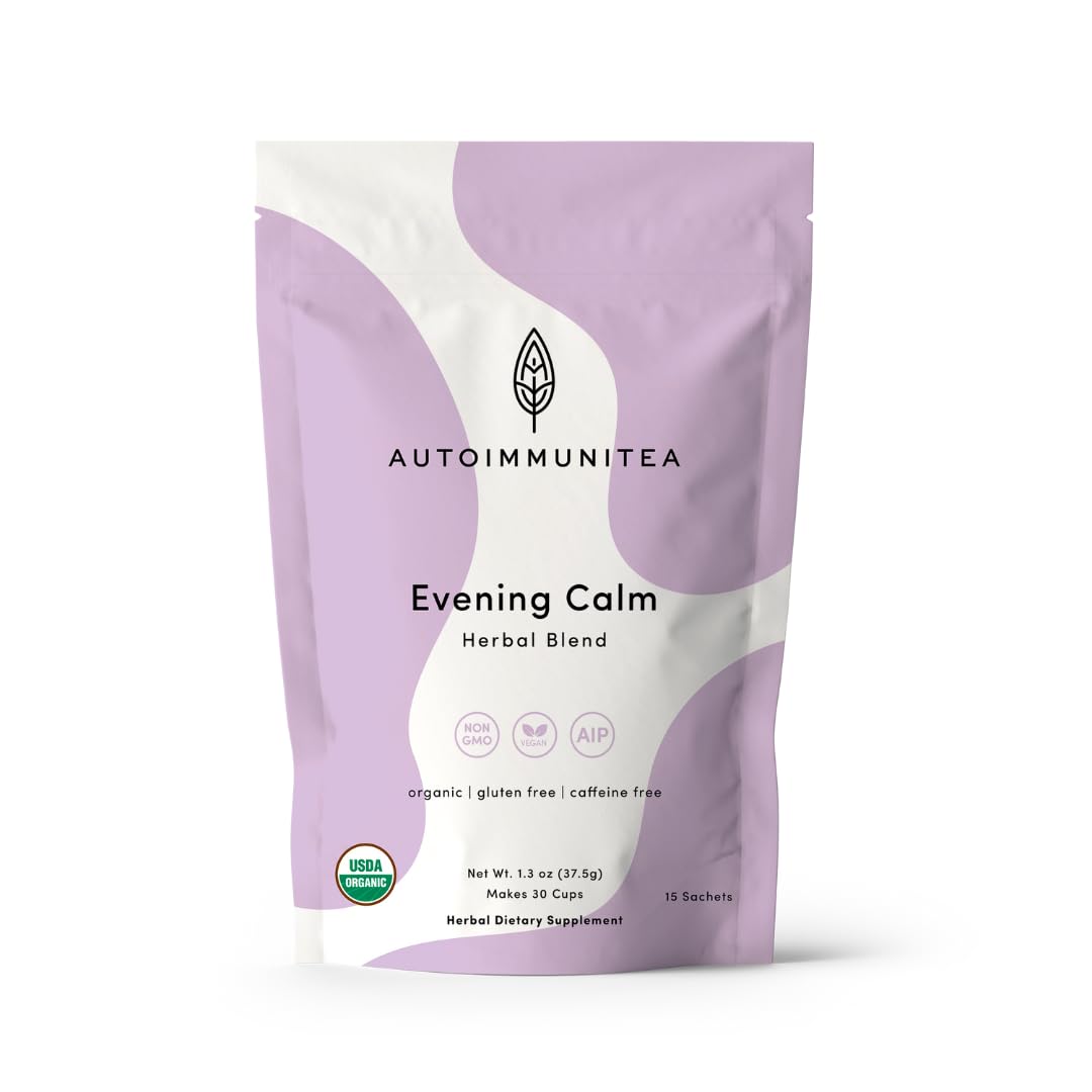 AutoimmuniTea - AIP Stress Relief, Bedtime Blend for Restful Sleep, Calming Tea for Stress, Lavender, Tulsi, Passion Flower Orga