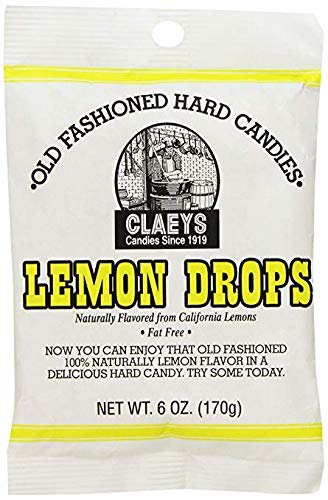 Claey s Old Fashioned Hard Candy Lemon, 6 Ounce - 5 Pack