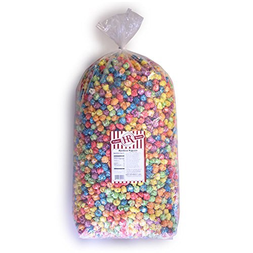 HR Poppin Snacks Rainbow Popcorn - Jumbo Party Size Bag - Celebration Snack - 1 Count