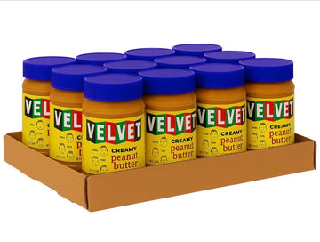 Velvet Peanut Butter, Crunchy - Detroits Classic Since 1937, with Fresh, Pure, Delicious    Label, Made in the USA, Gluten-Free,