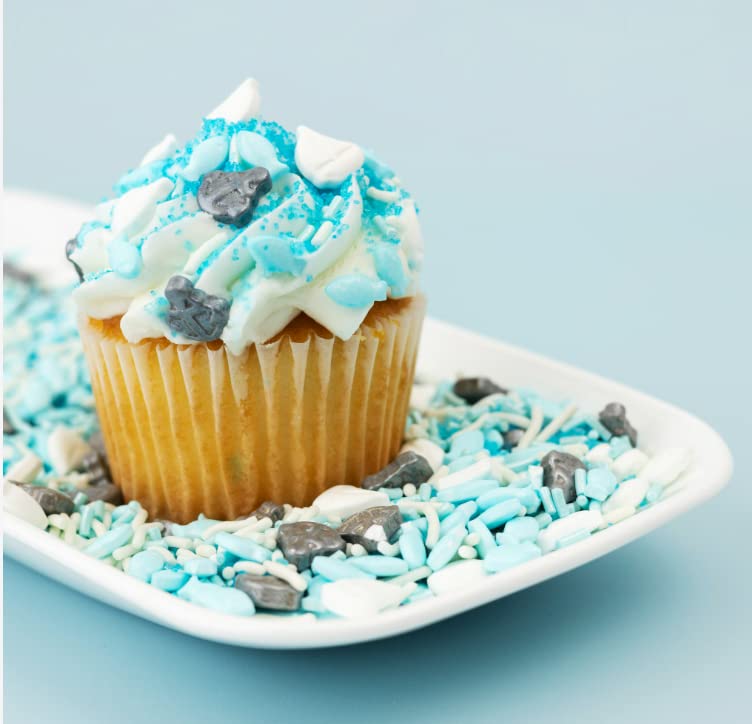 Sweetshop, Sprinkle mix - 10 ounce, Ocean Potion, Edible Sprinkles, fancy sprinkles for Baking and Decorating, use on Cupcakes,