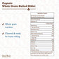 Great River Organic Milling Organic Hulled Millet | Whole Grain Ancient Grain | Gluten-Free, High-Fiber Superfood | Non-GMO, Kos