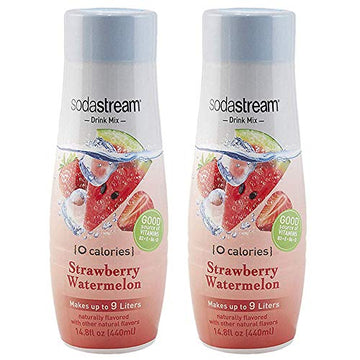 Sodastream Zero Strawberry Watermelon Drink Mix, 14.8 Fl. Oz, Pack Of 2