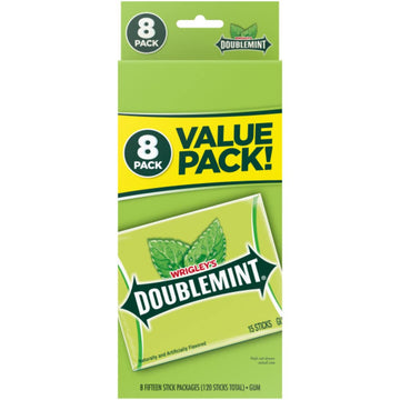 Doublemint Wrigley'S Doublemint Chewing Gum, 6 Value Packs (48 Packs Total)