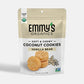 Emmys Organics Vanilla Bean Coconut Cookies (Pack of 4) | Gluten-Free, Organic, Vegan, Paleo-Friendly