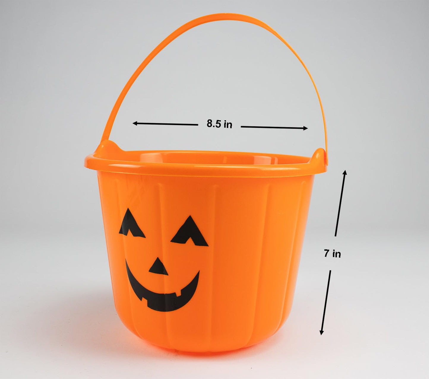 Halloween Candy Pumpkin Bucket Gift (50Ct) Snacks Box Basket Candies Kids Children Mature-Themeds Cookies Food Variety Pack Bundle Mixed Bulk Sampler Girls Boys Guys Men Women Boyfriend Girlfriend College Student