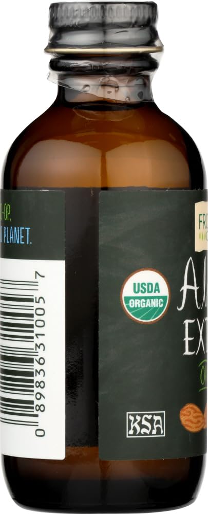 Frontier Natural Products Organic Almond Extract 2 oz Liquid