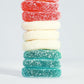 Albanese Worlds Best Gummi Freedom Rings | 4.5lbs of Candy | Gluten Free, Fat Free, Soft and Chewy Gummy Rings | Perfect for Pa