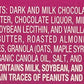 Lake Champlain Dark Chocolate Granola Five Star Bar 1.9 Ounces