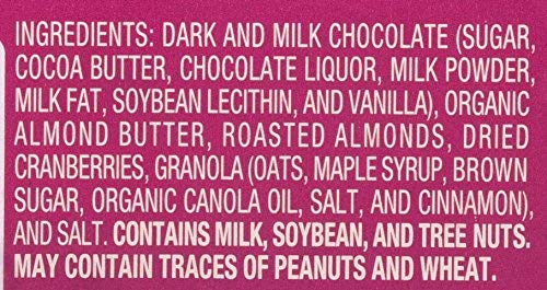 Lake Champlain Dark Chocolate Granola Five Star Bar 1.9 Ounces
