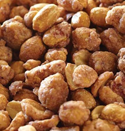 Old Fashioned Butter Toffee Peanut, Home Made Style Crunchy Candy Coated Fresh Roasted Peanuts (Butter Toffee Peanuts, 5 Pound)