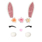 Bunny Cake Topper With Ear Foot Flowers Eye Nose For Bunny Rabbit Baby Shower And Easter