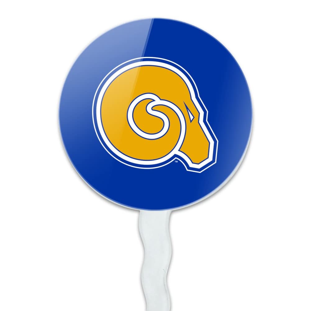 Albany State University Primary Logo Cupcake Picks Toppers Decoration Set Of 6
