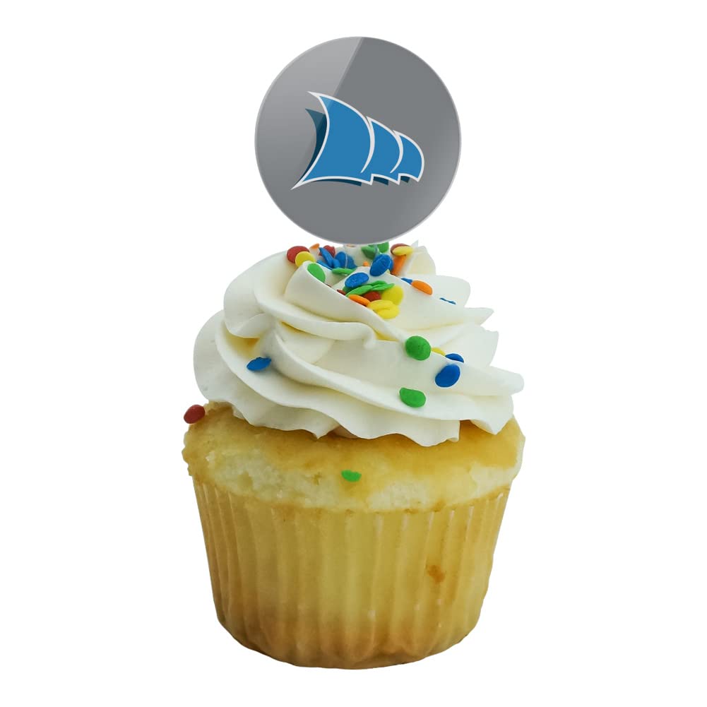 College Of Coastal Georgia Secondary Logo Cupcake Picks Toppers Decoration Set Of 6