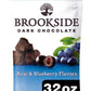 The Kitchen Queen Brookside Dark Chocolate Acai and Blueberry Flavored Snacking Chocolate, 32 oz Bag, Full Size