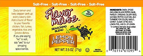 Flavor Mate No Salt Seasoning Blend - Variety Pack - Original,Garlic And Herb,Southwest Chipotle,Lemon & Pepper, Table Blend - 2