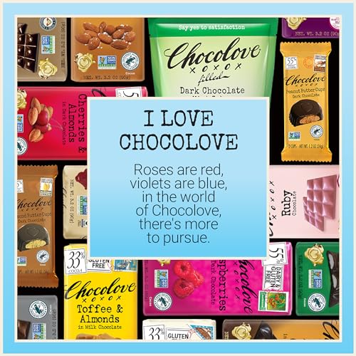 CHOCOLOVE Dark Chocolate Peanut Butter Bites  7.05 OZ