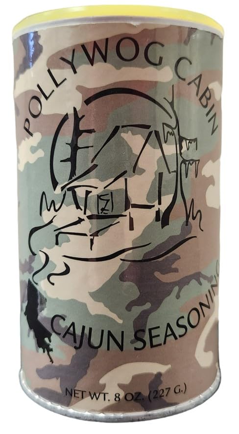 Pollywog Cabin Cajun Seasoning - Authentic Louisiana Spice Mix for Cajun, Creole and Southern Dishes - Gourmet, Spicy, Bayou-Ins