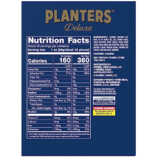 Planters Sweet Cayenne Bbq Cashews (Pack Of 10)