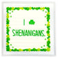Green Shamrock Edible Sugar Cake Toppers, 24 Count