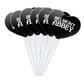 GRAPHICS & MORE Heart Love Cupcake Picks Set of 6 - Acrylic, Belmont Abbey College, Model CUPT.HRT.ACR.6PK.CLCBAB500B