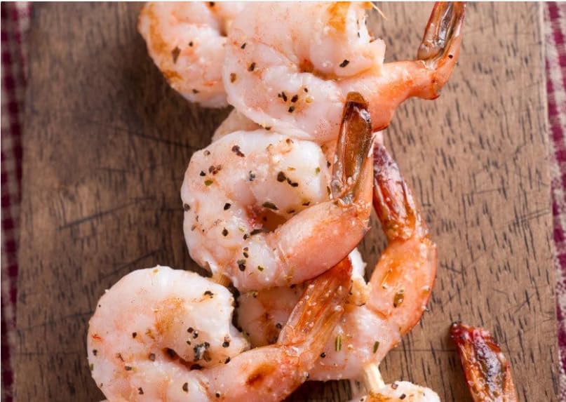 New York Steak & Seafood Wild-Aught Shrimp - Frozen Fresh Wild-Caught Shrimp - Wild Caught Uncooked Shrimp - 64 Oz. Jumbo (Appr