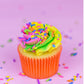 Sweets &   Boutique Neon Sprinkles for Baking - 4 Ounce, Neon Glow, Pink, Yellow, Purple, Blue Confetti & Jimmies
