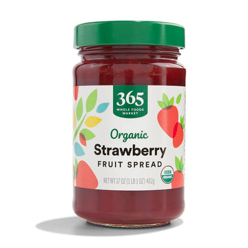 365 by Whole Foods Market, Organic Strawberry Fruit Spread, 17 Ounce