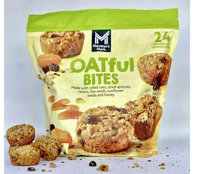 Members Mark Oatful Bites, 24 Individually Wrapped Rolled Oat Treats
