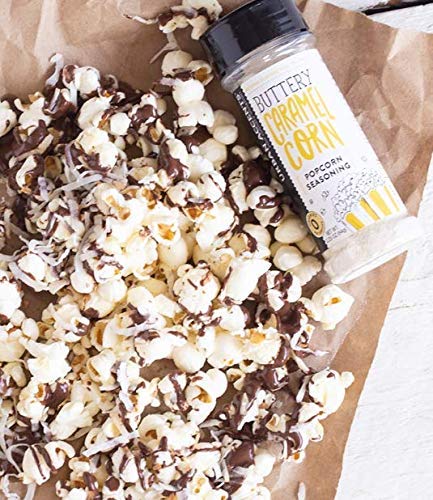 Gourmet Popcorn Seasoning Variety Pack, All Natural (6 Flavors) - Dill Pickle, White Cheddar, Kettle Corn, Caramel, Sriracha, Cr