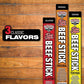 Old Trapper Deli-Style Sausage Sticks, Teriyaki Flavor, 1.75-Ounce Individually Wrapped Packages, 10 Grams Of Protein Per Servin