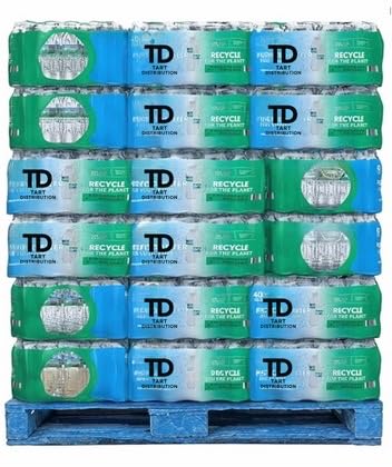 Bulk Bottled Water Pallet - 1,920 Bottles (16.9 fl oz) - 48 Cases    40/Case - Commercial, Events & Emergency Stock