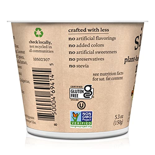 Siggis, High Protein Plant Based Blend Oz, Vanilla Cinnamon, 5.3 Ounce