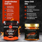 Jungle Kitchen Extra Spicy Crunchy Garlic Chili Oil Hot Chili Oil Vegan & Gluten-Free Great For Sauce & Toppings, 6Oz 3 Pack