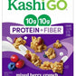 Generic Kashi Go.Cold Breakfast Cereal - Vegan Protein - Fiber Cereal - Toasted Berry Crisp - 14 Oz Box (2 Boxes)