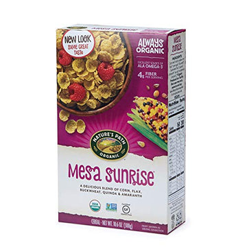 Natures Path Organic Gluten Free Mesa Sunrise Flakes Cereal, 10.6 Ounce (Pack of 6), Non-GMO, Heart Healthy, High Fiber, 4g Plan