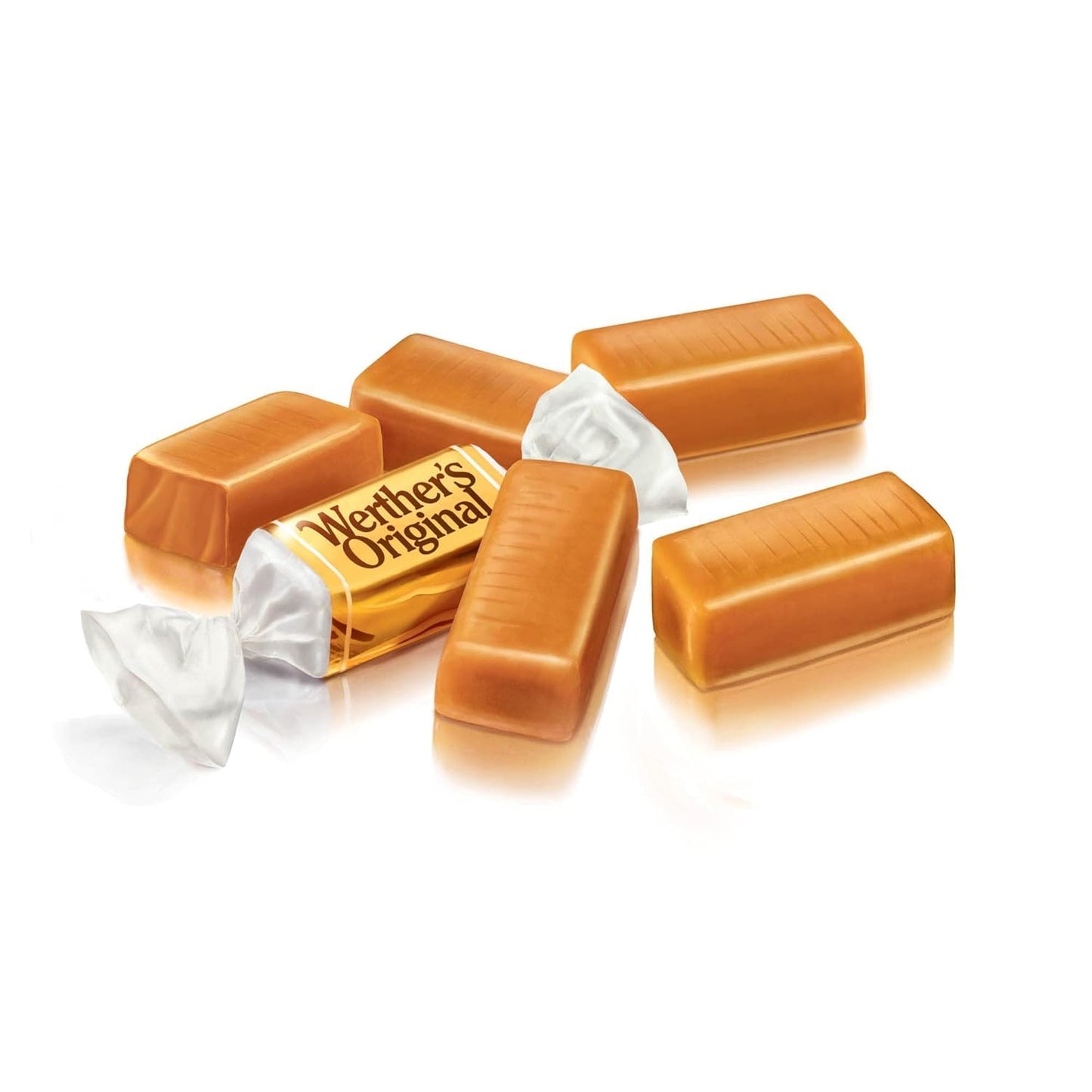 Werthers Original Chewy Caramels, 5 oz Bags (Pack of 2) - Soft & Creamy Classic Candy Treats, Individually Wrapped