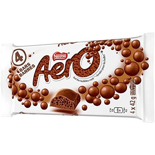 Aero Milk Chocolate, 4X42G, Multipack