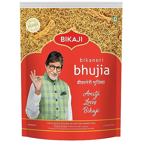 Bikaji Bhujia No 1 - Authentic Indian Snack | 1Kg Pack